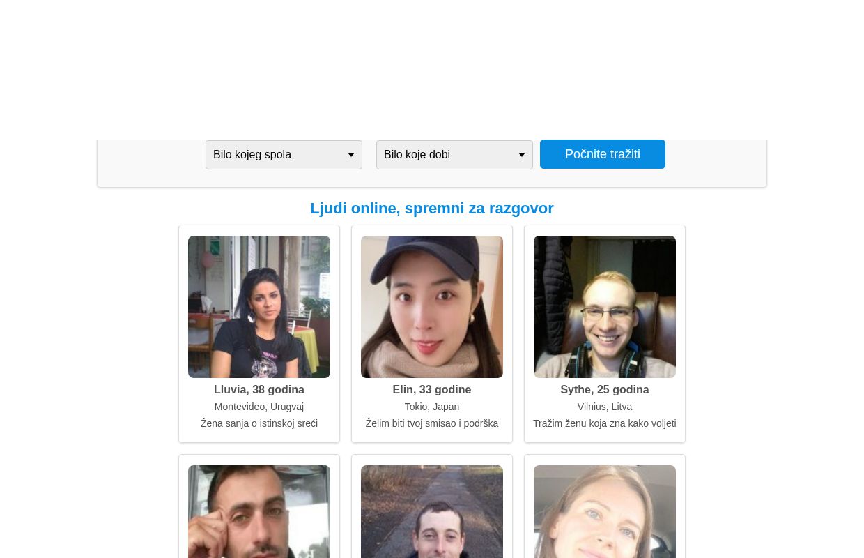 Besplatno online upoznavanje diljem svijeta