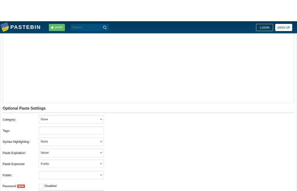 Pastebin.com - #1 paste tool since 2002!