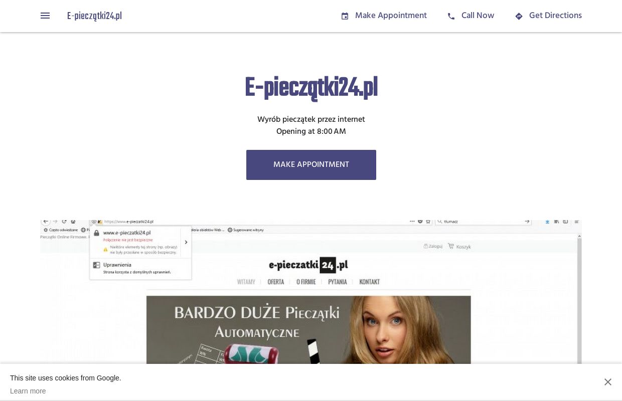 E-pieczątki24.pl - Wyrób pieczątek przez internet
