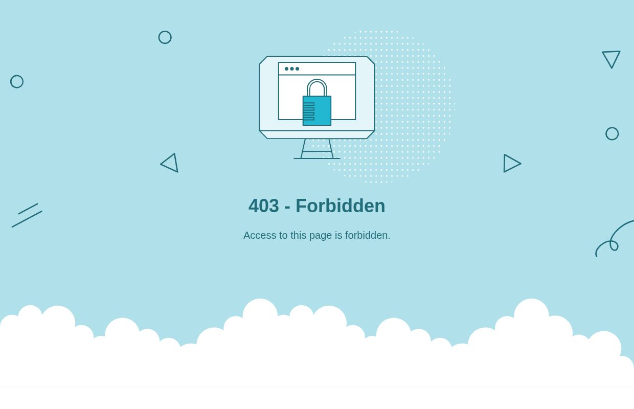 403 - Forbidden