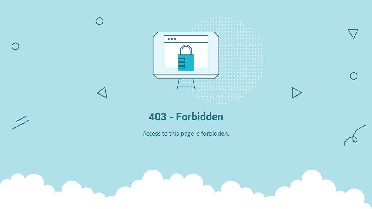 403 - Forbidden