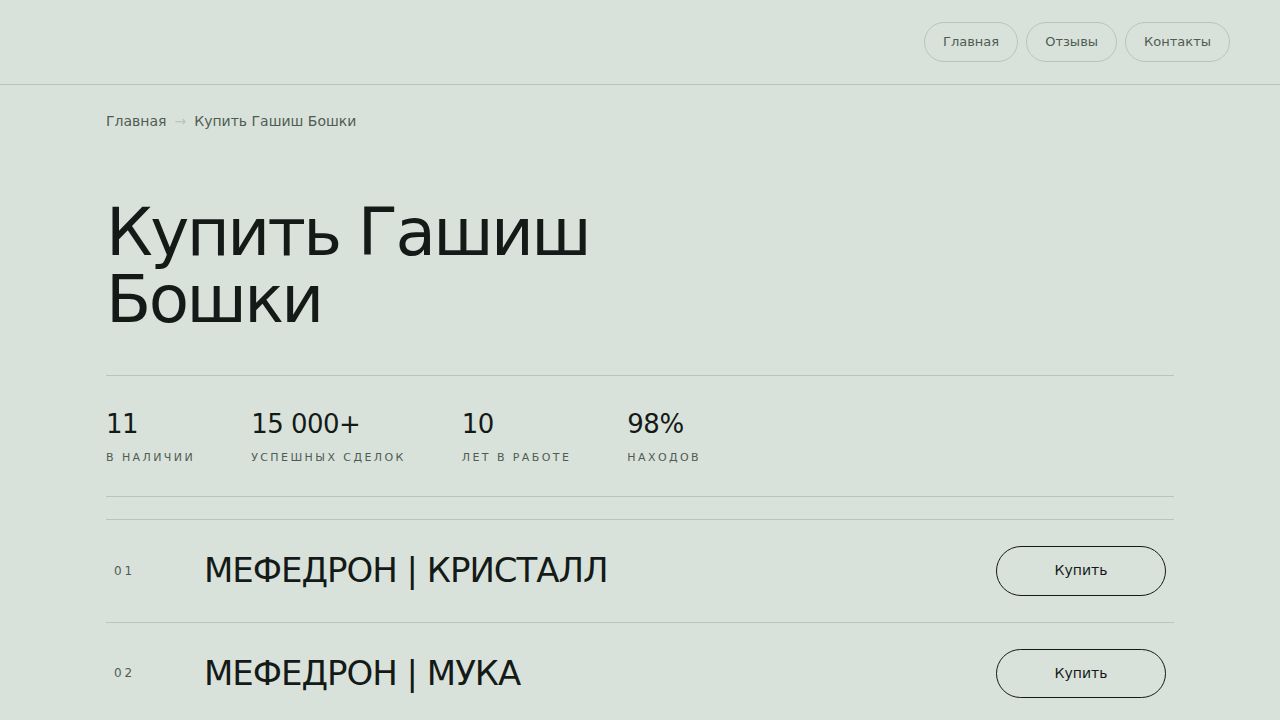 Купить Гашиш Бошки