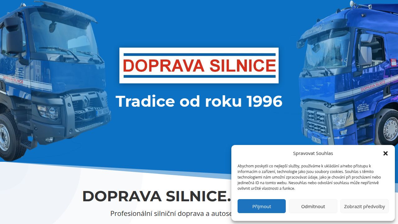 Doprava Silnice | Since 1996