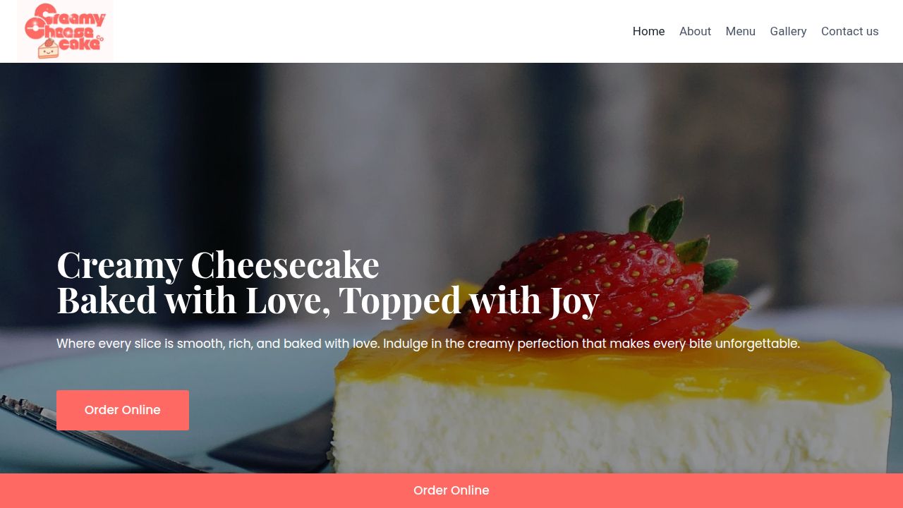Creamy Cheese Cake – Creamy cheese cake