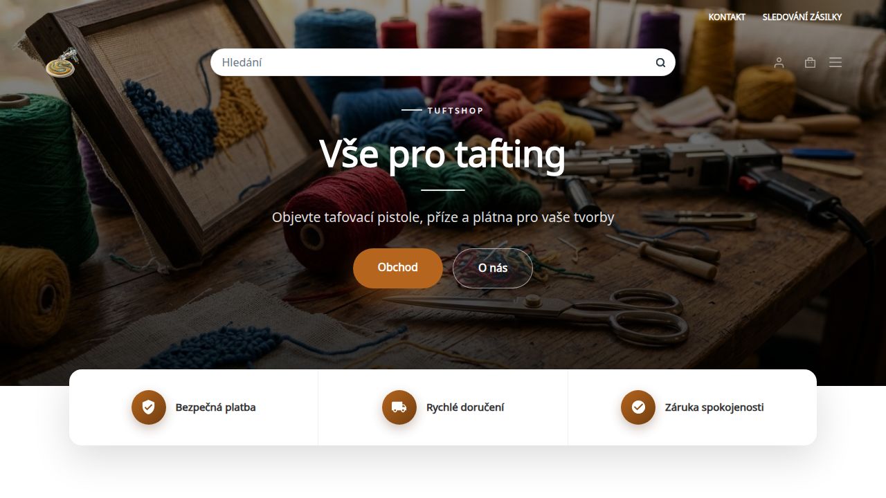 Kvalitní tuftovací zbraně, příslušenství, příze a materiály pro tvůrce. - Tuftshop