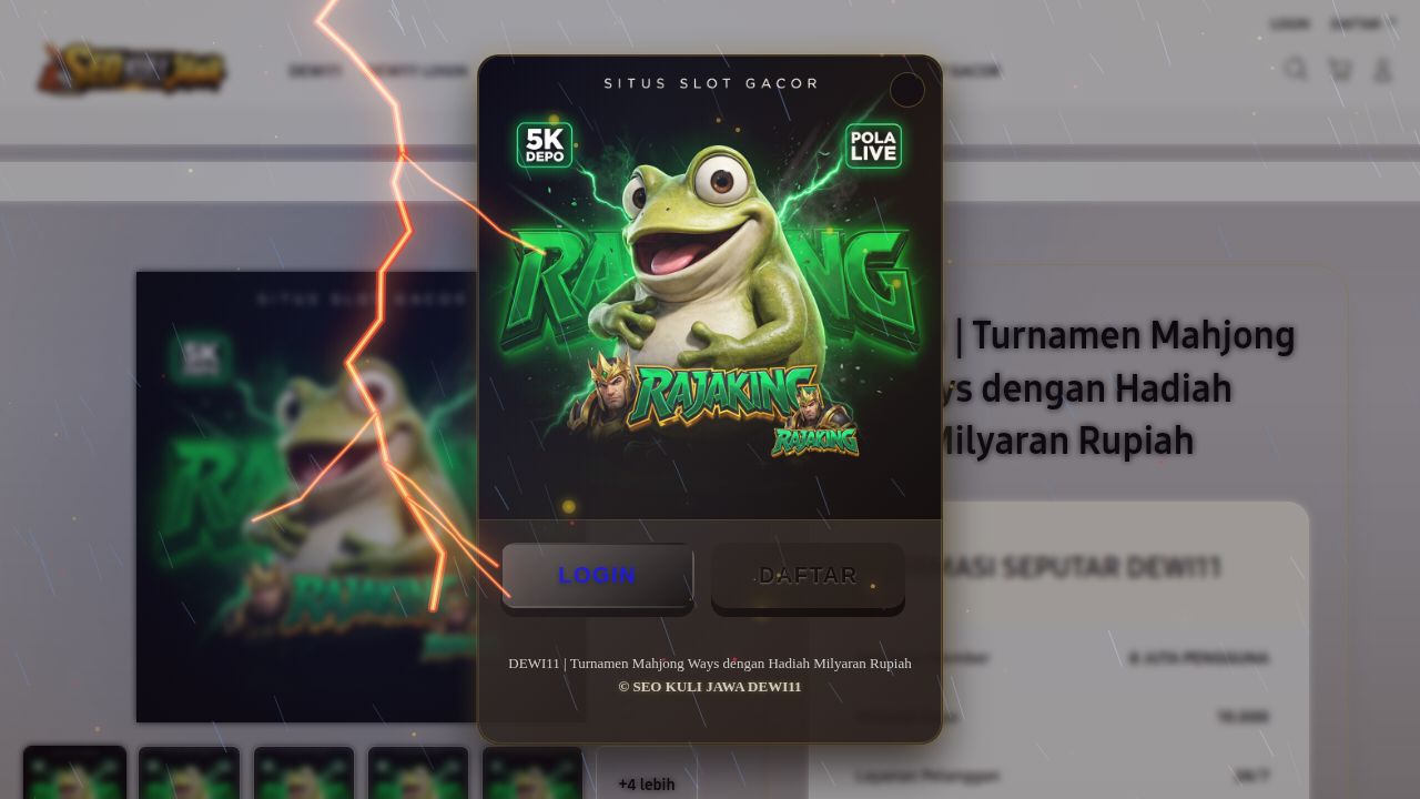DEWI11 | Turnamen Mahjong Ways dengan Hadiah Milyaran Rupiah