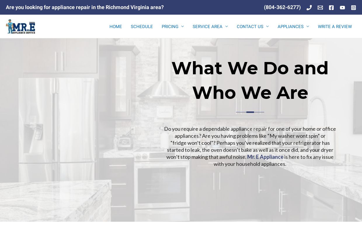 Appliance Repair In Richmond VA | Local Appliance repair near you