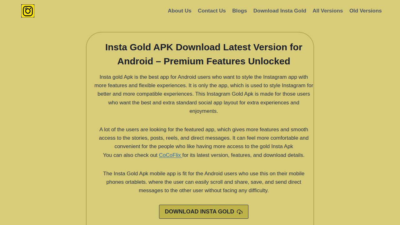 Insta Gold APK Download [Latest Version] for Android