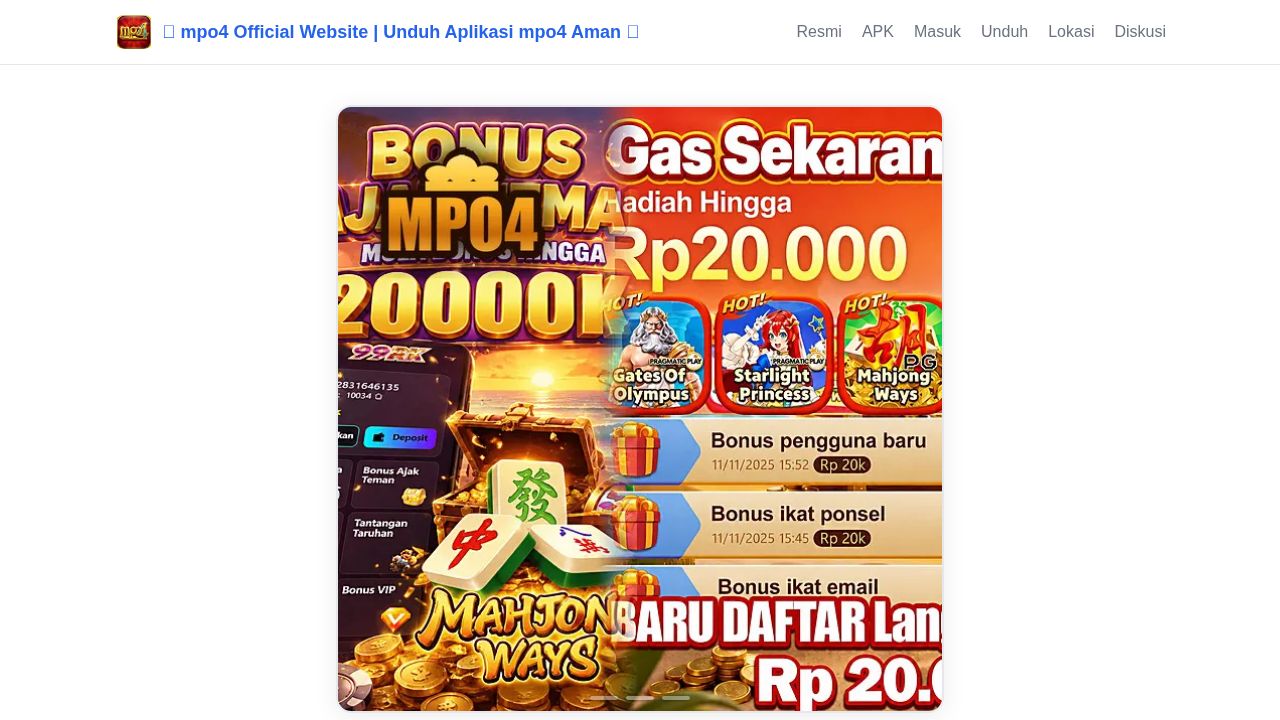 ✅ mpo4 Official Website | Unduh Aplikasi mpo4 Aman ⭐