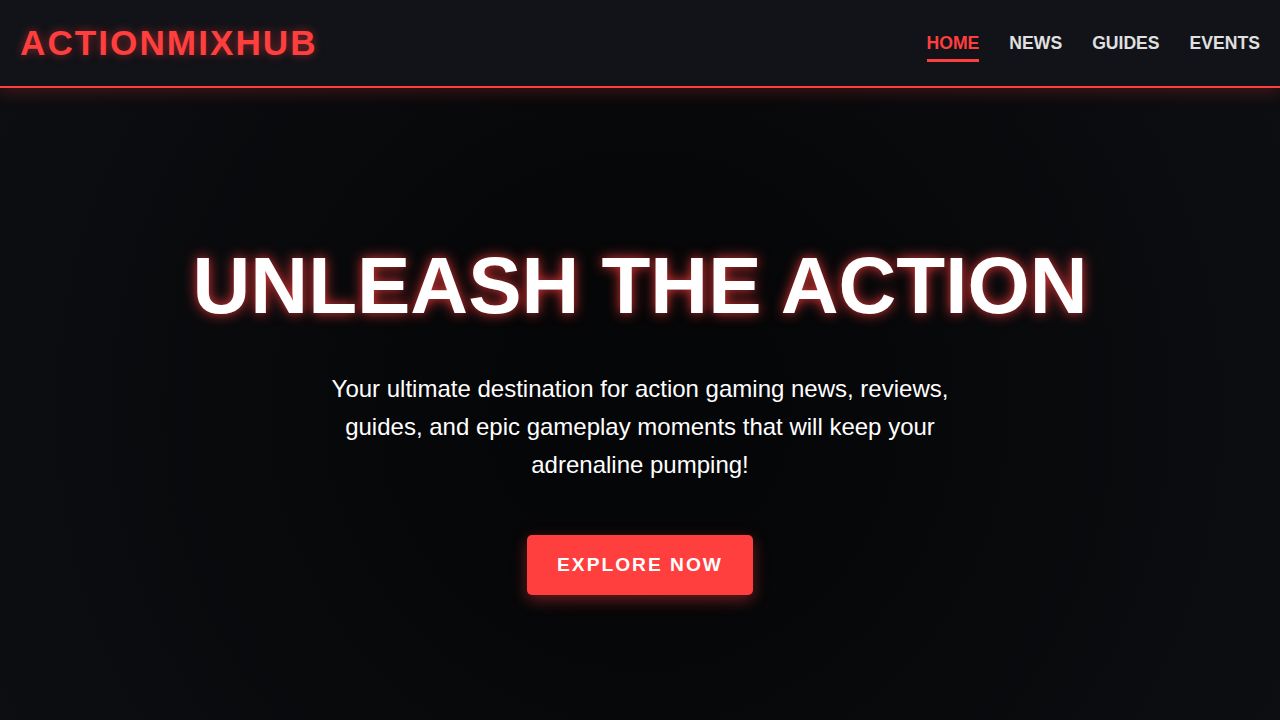 ActionMixHub | Action Game Blog Platform
