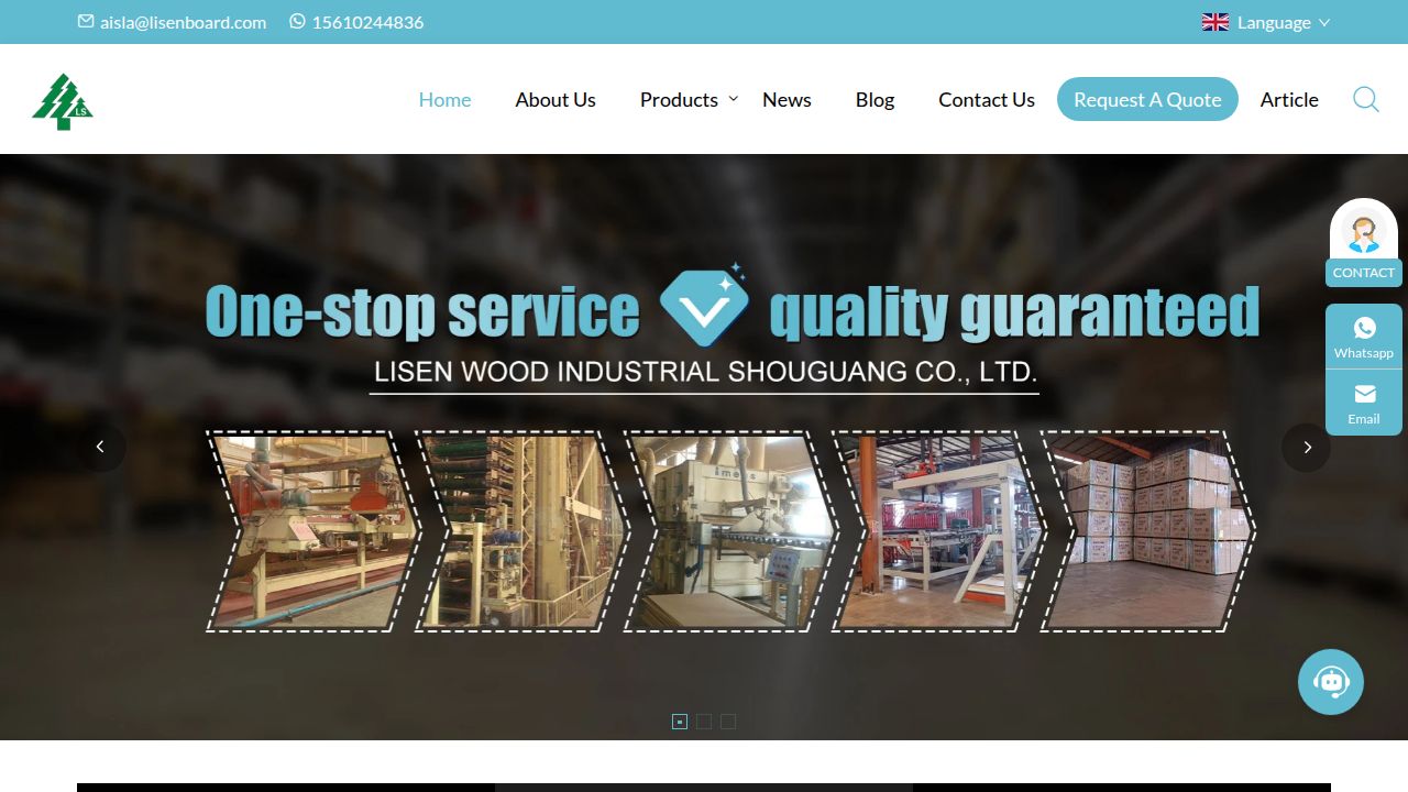 China Plywood Manufacturers, Particle Board Suppliers, Film Faced Plywood Factory | Lisen Wood Industrial Shouguang Co., Ltd.