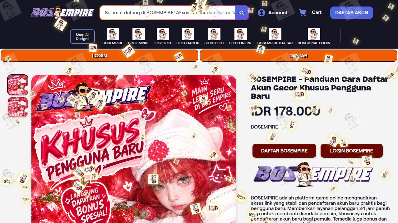 BOSEMPIRE - Panduan Cara Daftar Akun Gacor Khusus Pengguna Baru