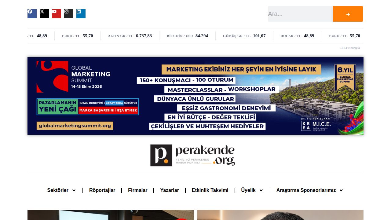 Perakende.org / Yenilikçi Perakende Haber Portalı