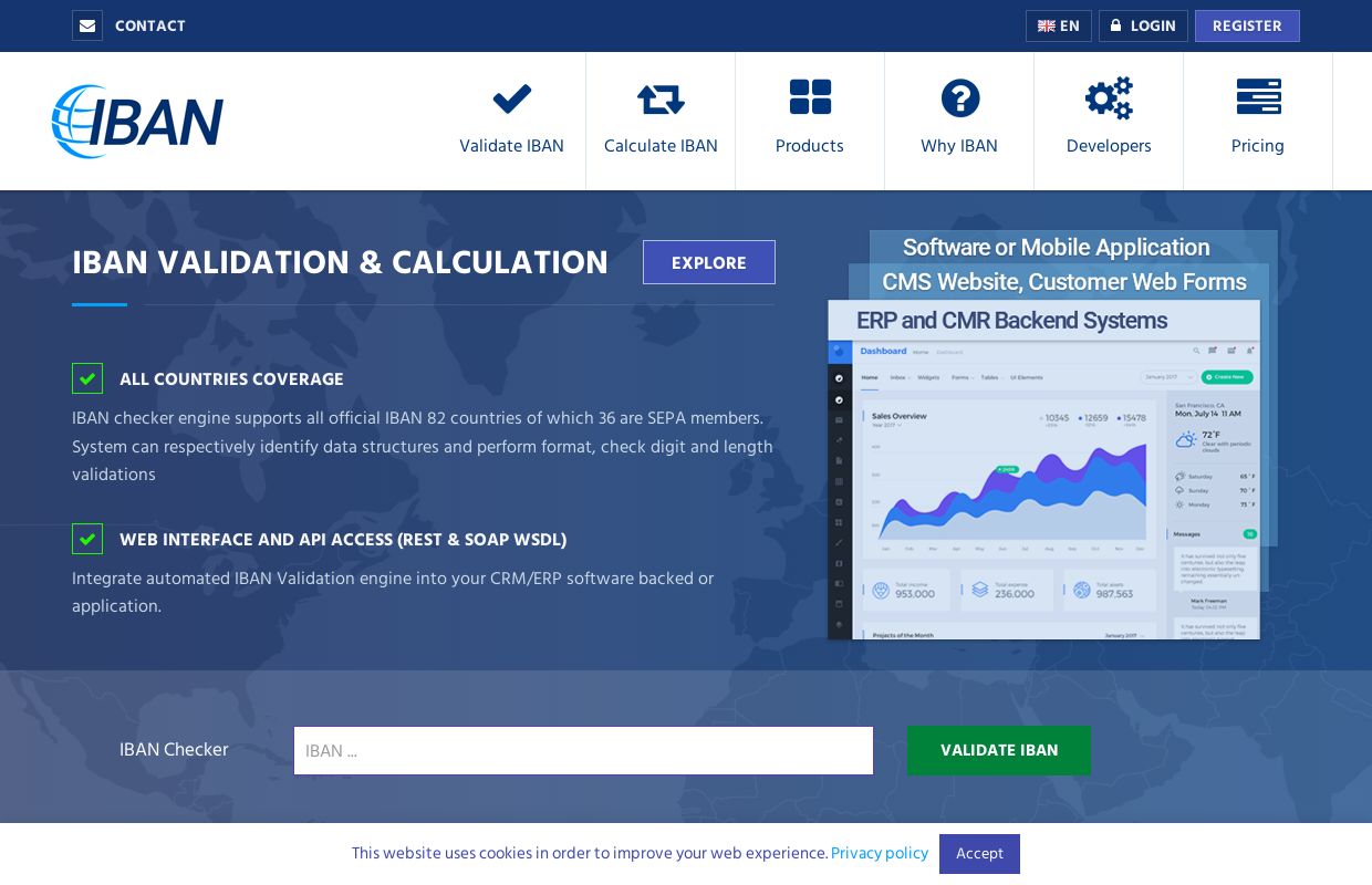 IBAN Checker: International Bank Account Number validation