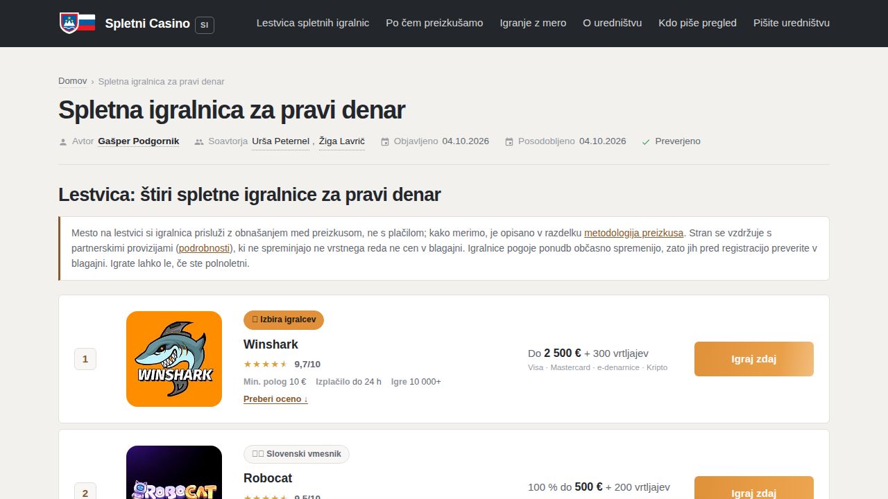 Spletna igralnica za pravi denar: kaj velja in kaj ne