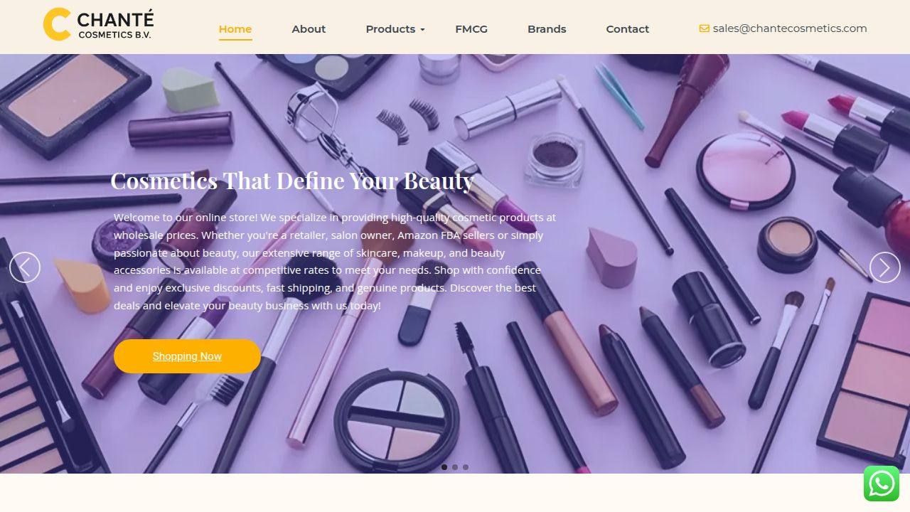 Home - Chanté Cosmetics B.V.