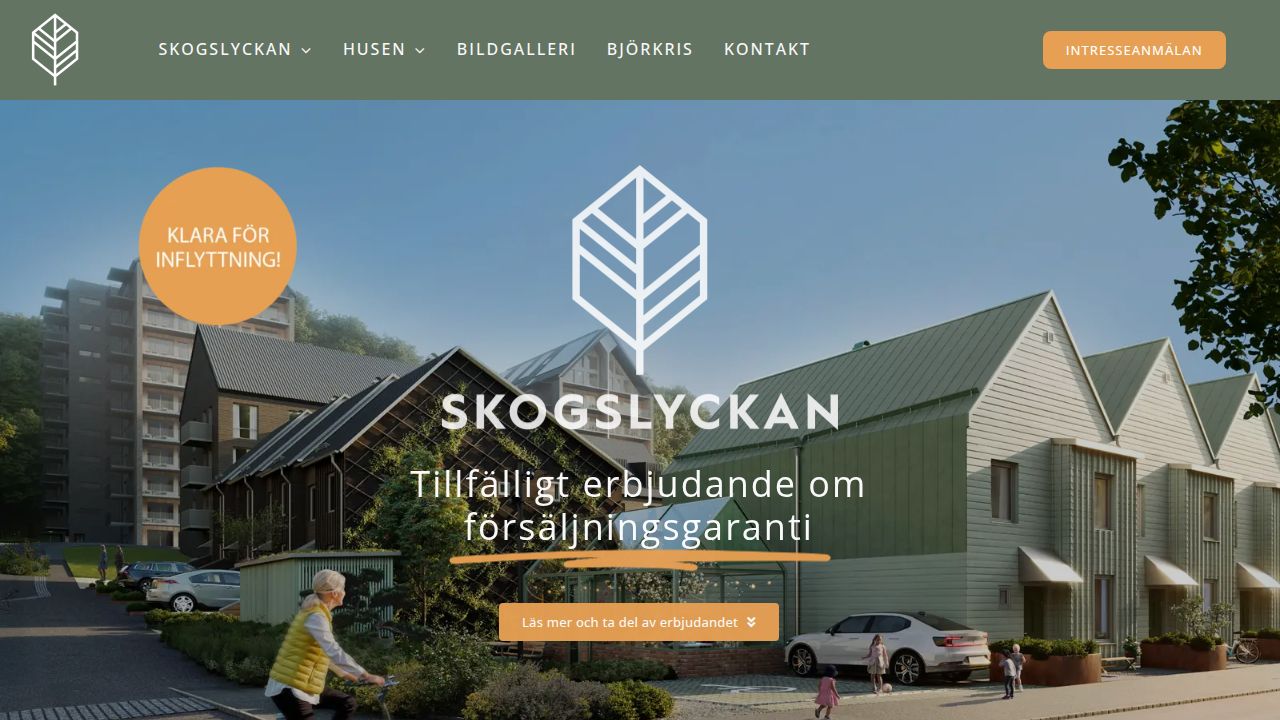 BRF Skogslyckan - Nya radhus i Kungsbacka
