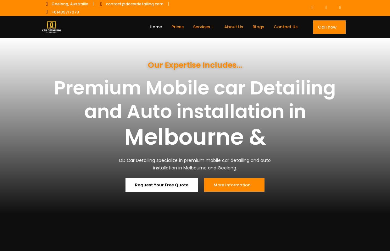 Home - DD Car Detailing