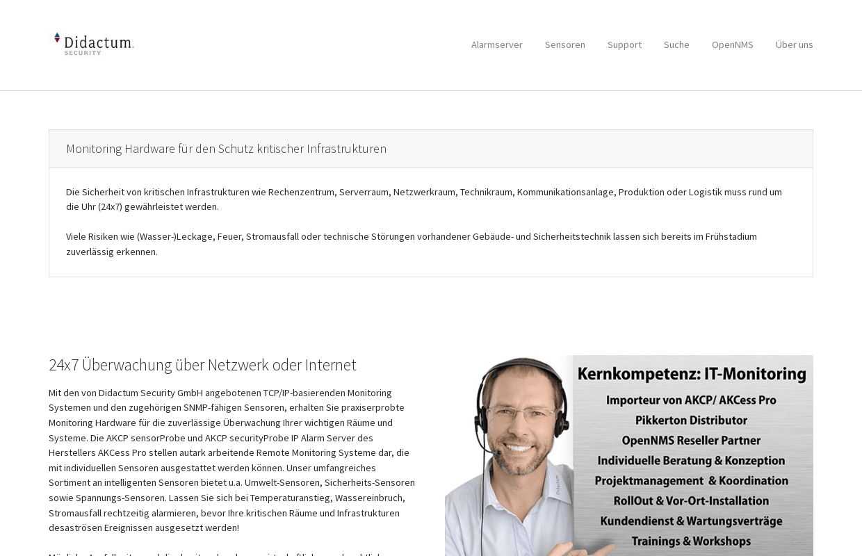 AKCP / AKCess Pro Sicherheitstechnik - IT Sicherheit und Security