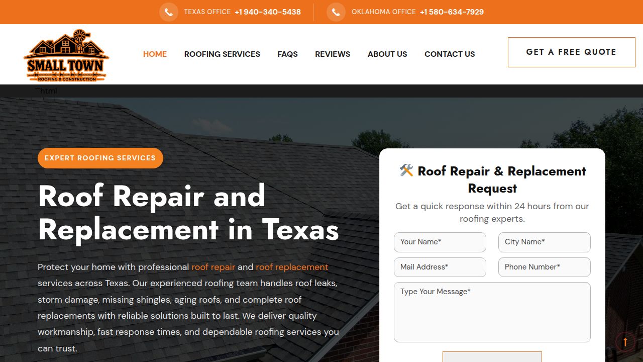Roof Repair In Texas