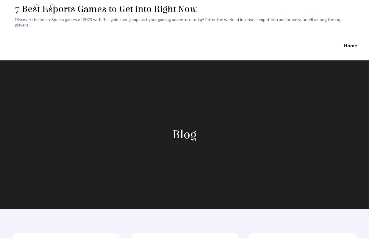 7 Best Esports Games to Get into Right Now – Discover the best eSports games of 2023 with this guide and jumpstart your gaming adventure today! Enter the world of intense competition and prove yourself among the top players.
