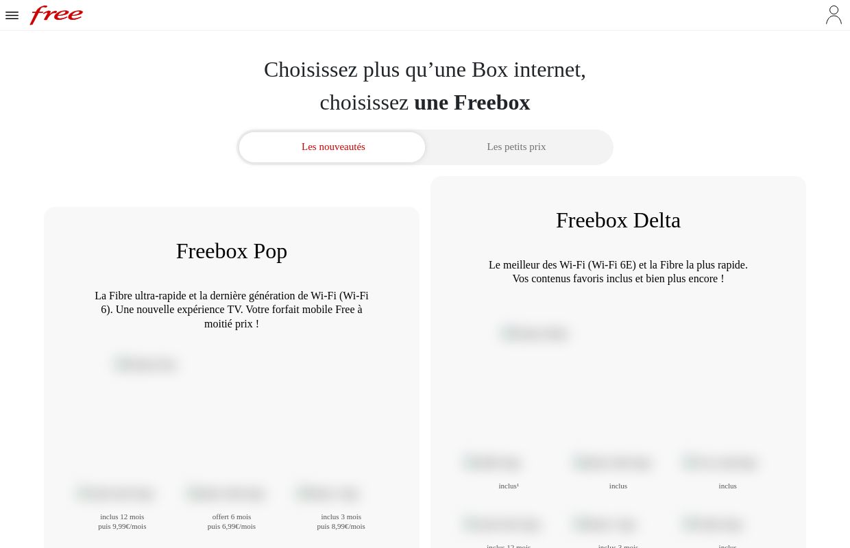 Choisissez une offre Fibre ou ADSL sans engagement - Free