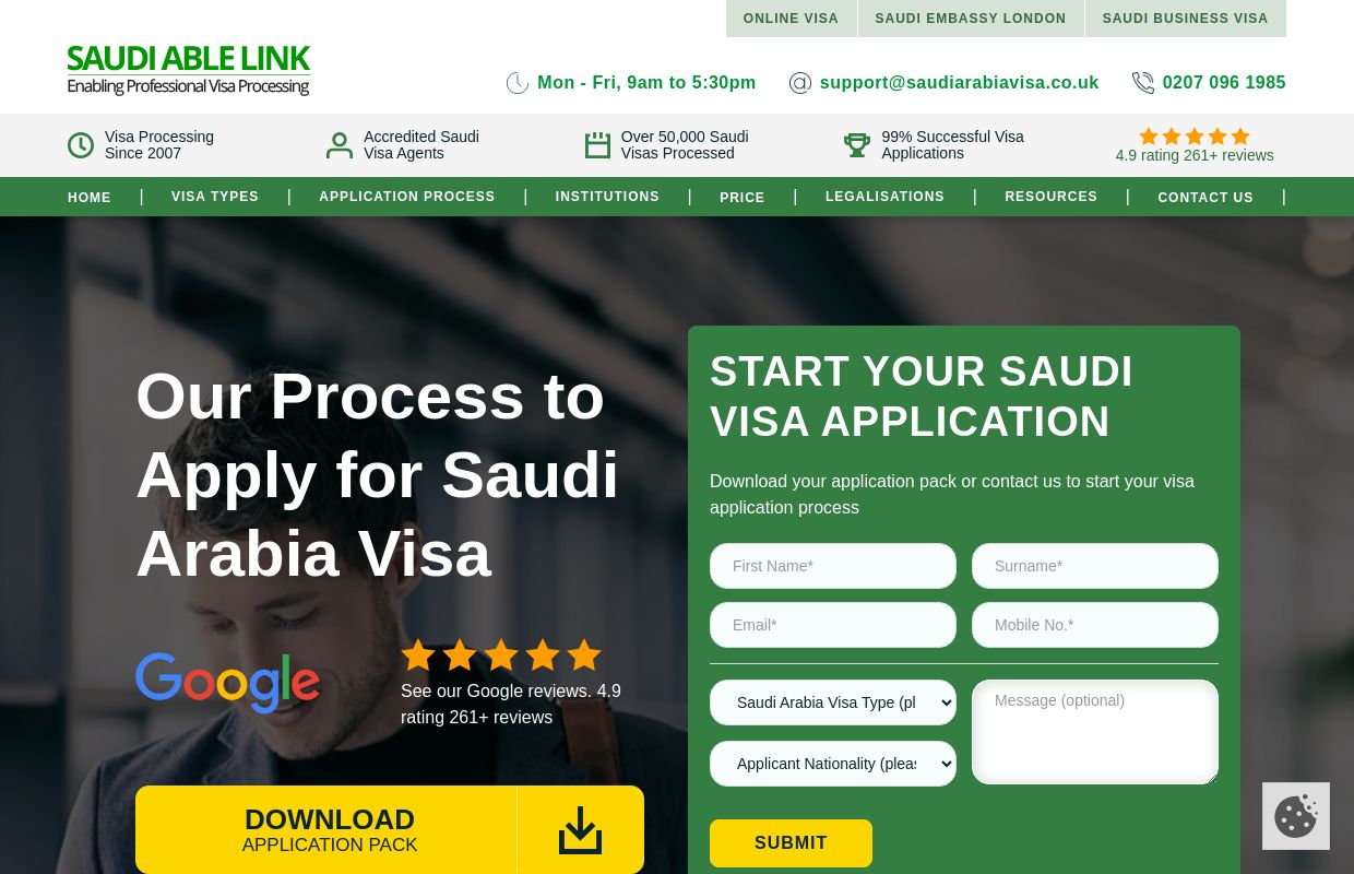 Saudi Visa | Saudi Arabia Visa UK | Saudi Online Visa Service