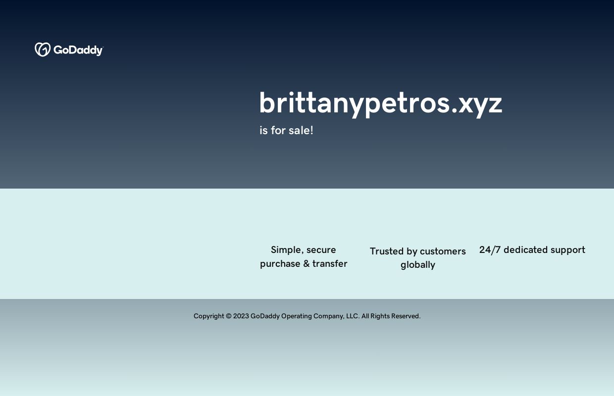 brittanypetros.xyz is available for purchase - Sedo.com