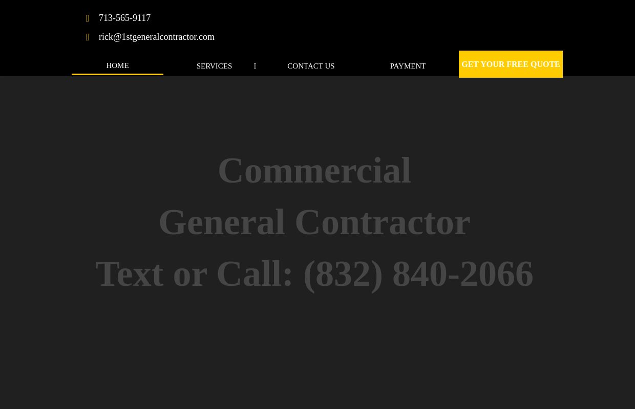  Houston Sitework Excavation | 1st General Contractor