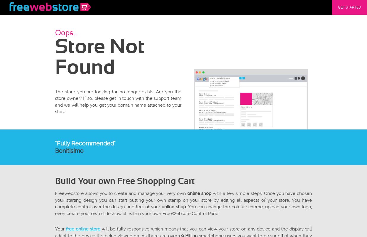 Freewebstore.com - Create your own free shop with Freewebstore. Create and customise your own free online store within minutes.
