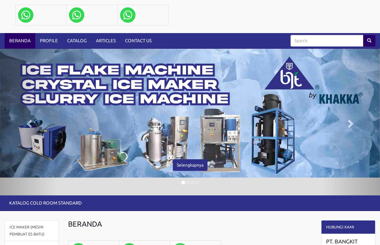 PT. BJT Indonesia - Fabrikasi CDU, Cold Storage, Container, Blast Freezer, Industrial Ice Maker, Cold Room Freezer