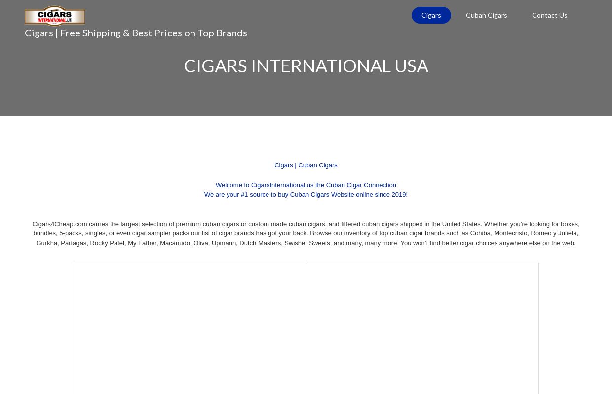 Cigars | Free Shipping & Best Prices on Top Brands