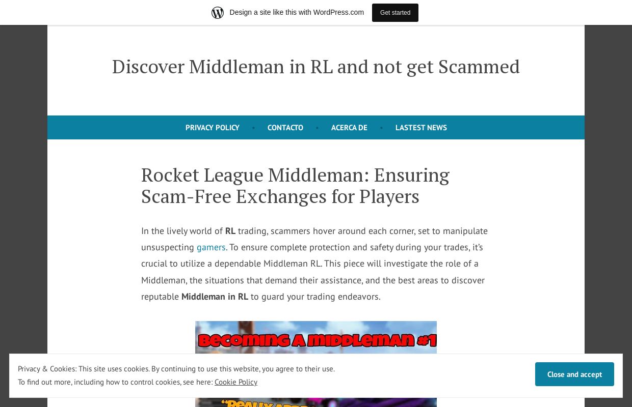 Discover Middleman in RL and not get Scammed