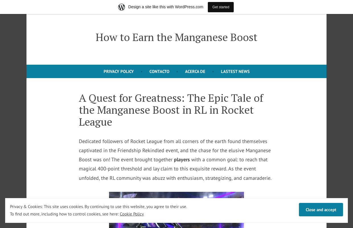How to Earn the Manganese Boost