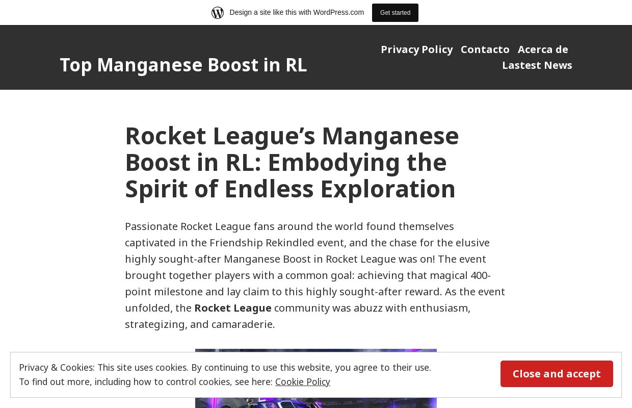 Top Manganese Boost in RL