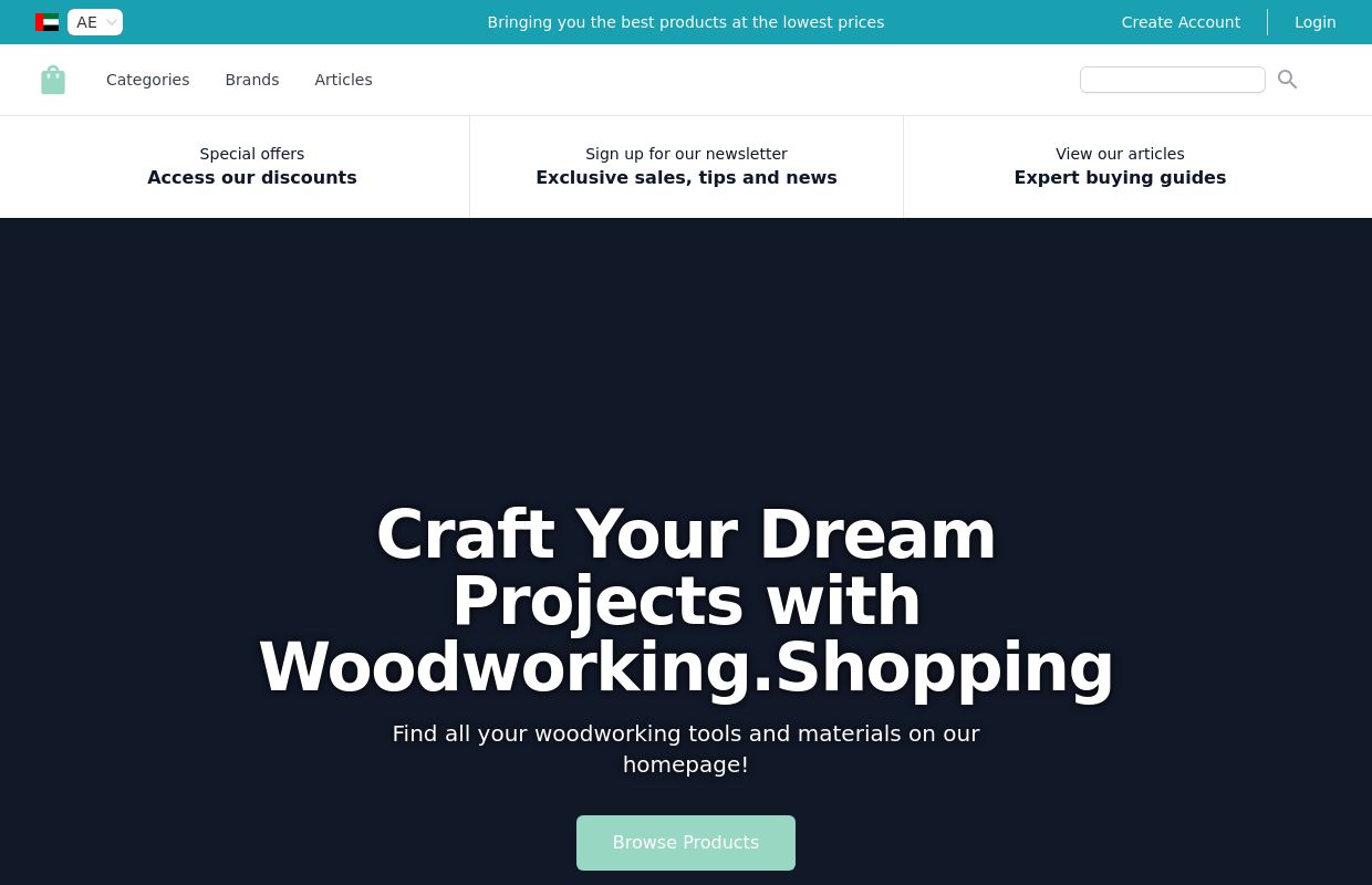 Create Your Vision with Woodworking.Shopping - Shop Now!