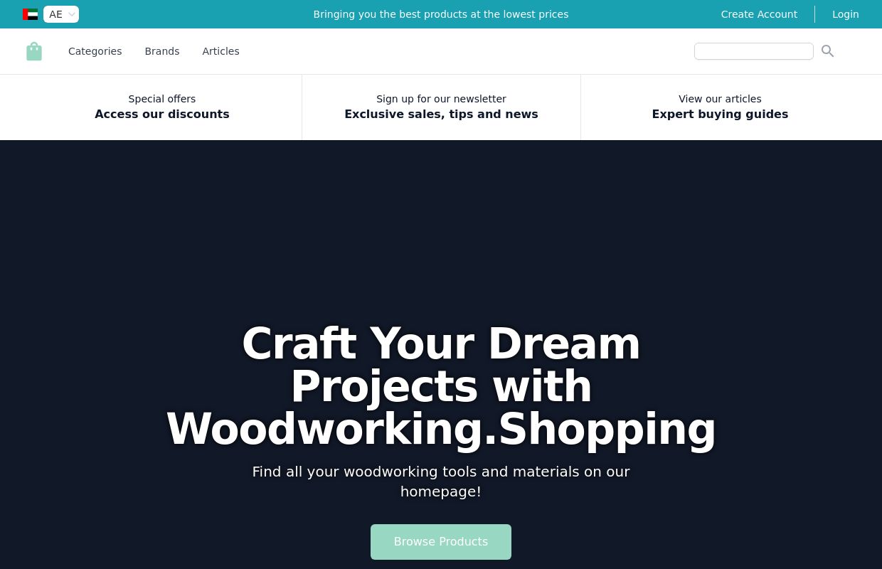 Create Your Vision with Woodworking.Shopping - Shop Now!