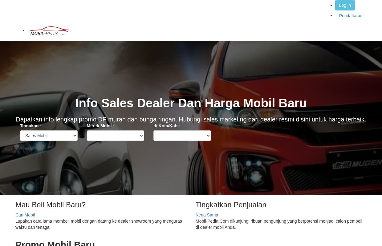 Info Dealer Sales Harga Mobil Baru - Mobil-Pedia.Com