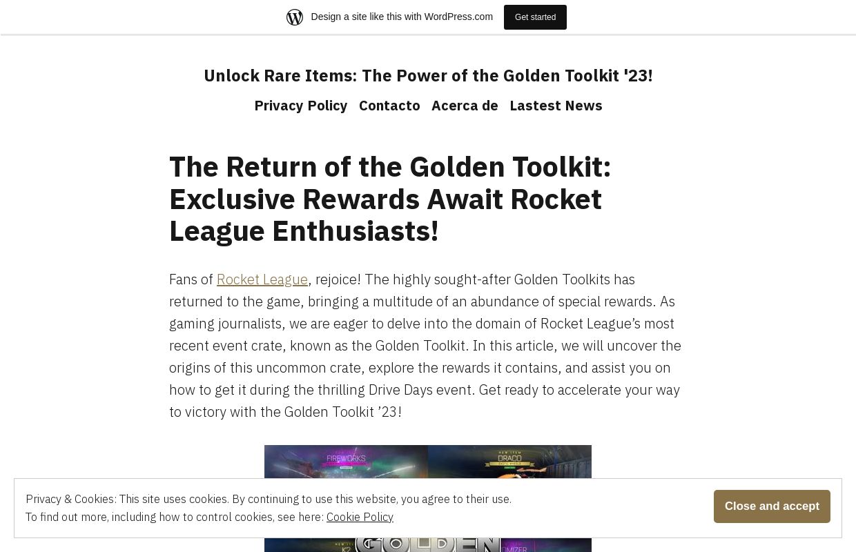 Unlock Rare Items: The Power of the Golden Toolkit '23!