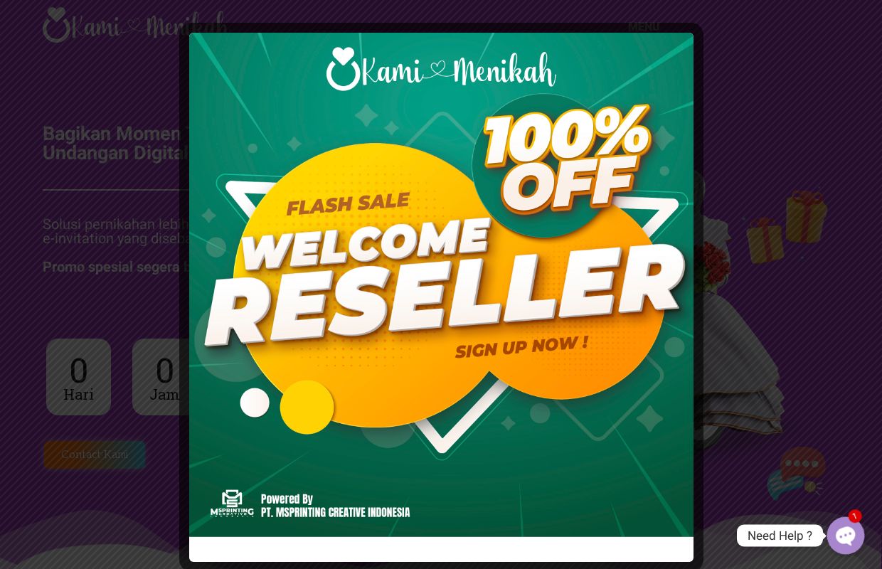 Undangan Website - KamiMenikah
