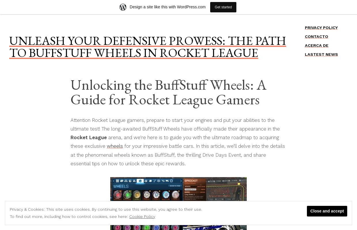 Unleash Your Defensive Prowess: The Path to BuffStuff Wheels in Rocket League