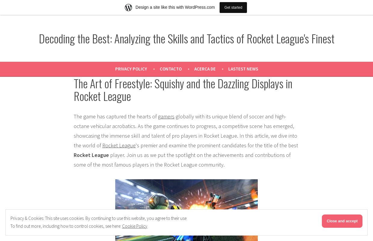 Decoding the Best: Analyzing the Skills and Tactics of Rocket League's Finest