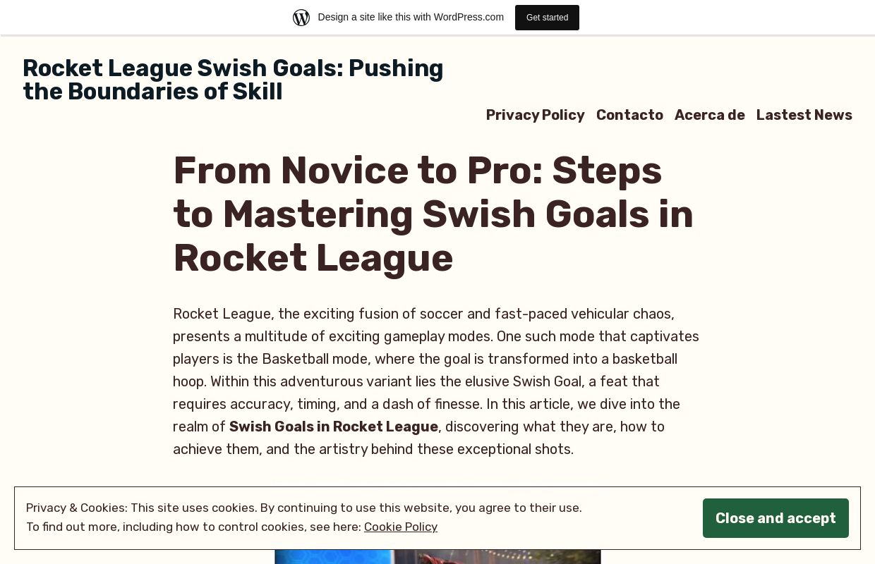 Rocket League Swish Goals: Pushing the Boundaries of Skill