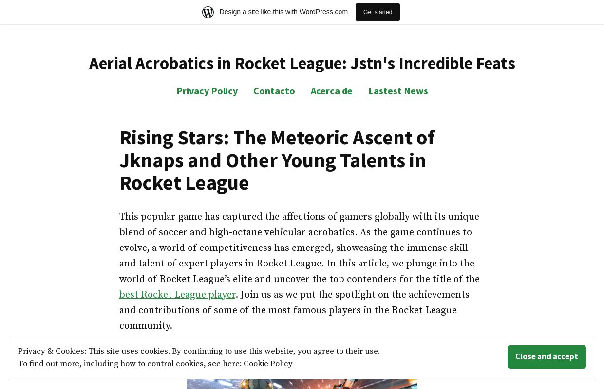 Aerial Acrobatics in Rocket League: Jstn's Incredible Feats