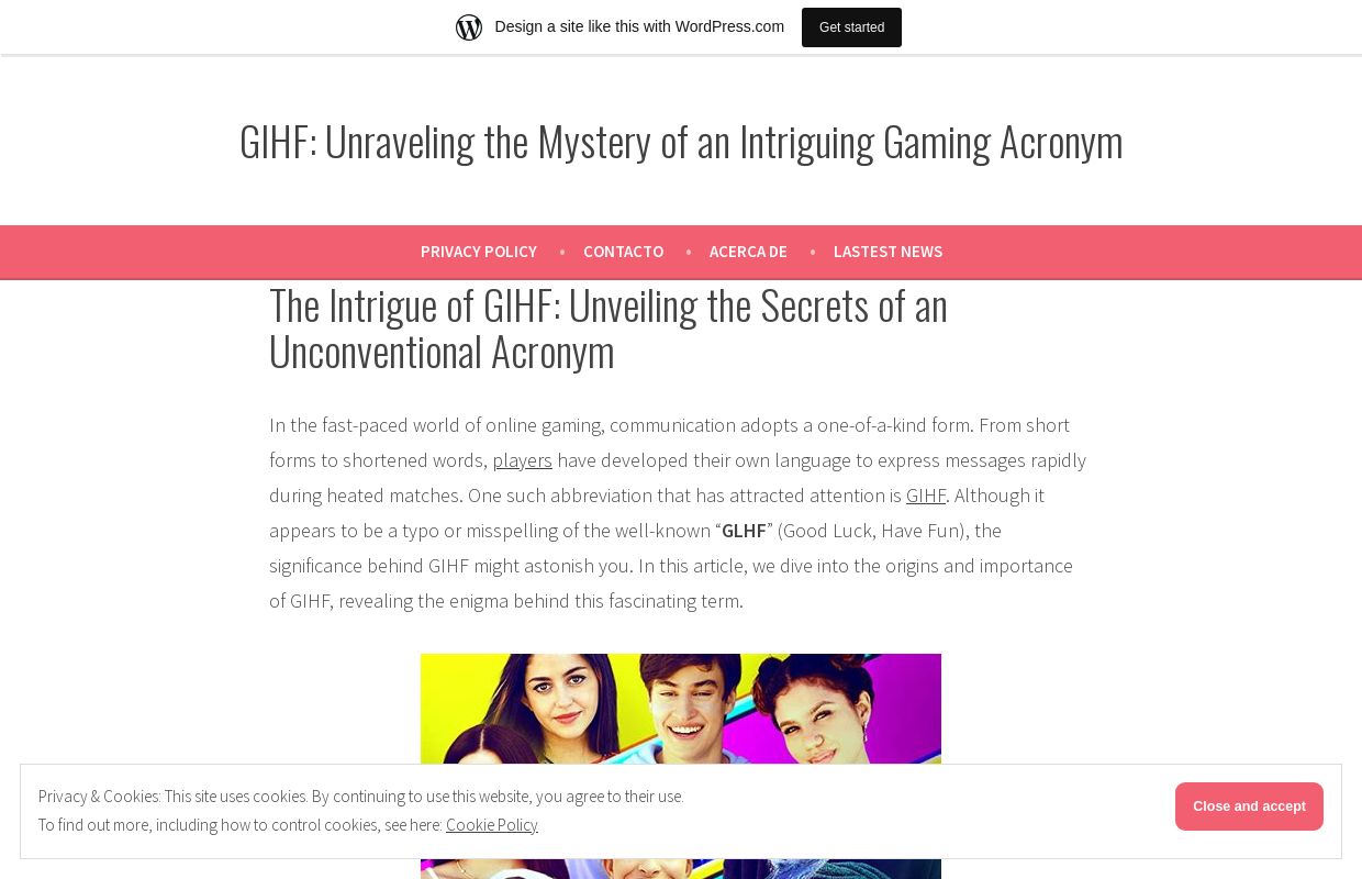 GIHF: Unraveling the Mystery of an Intriguing Gaming Acronym