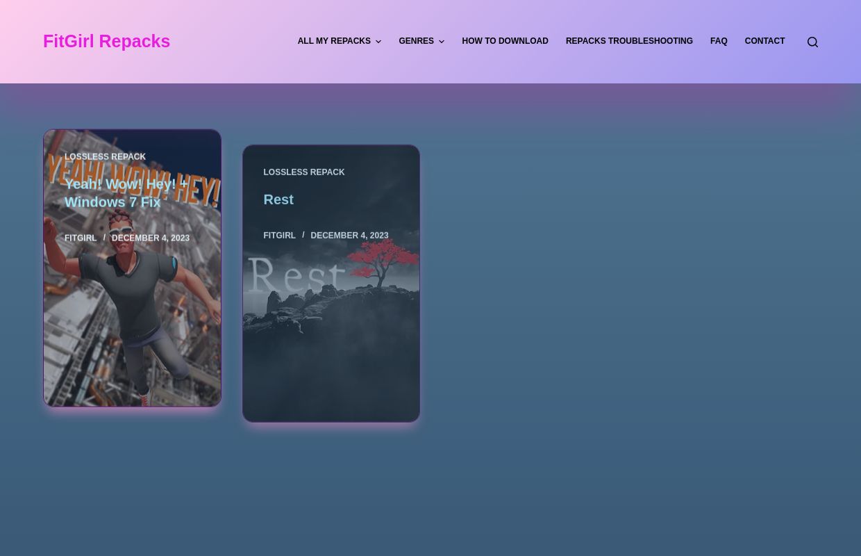 FitGirl Repacks - THE SITE FitGirl Repack Games