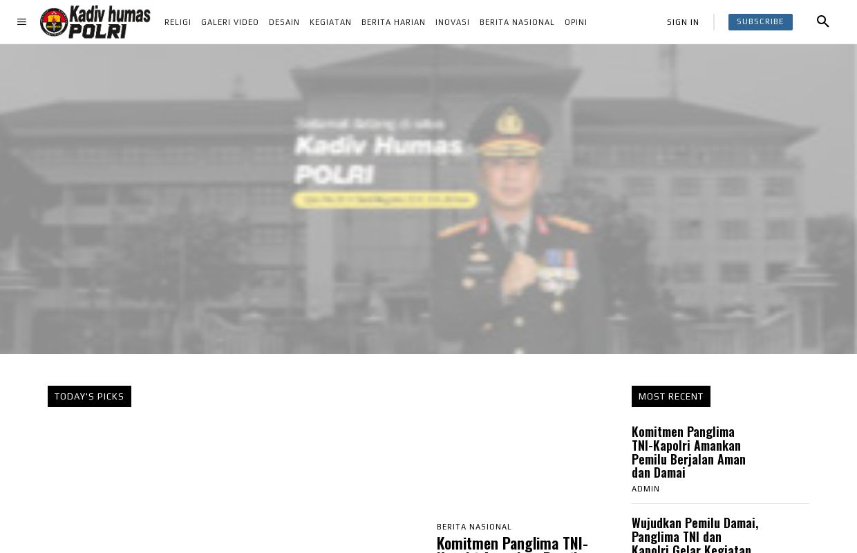 Kadiv Humas Polri | Situs Resmi Kadiv Humas Polri