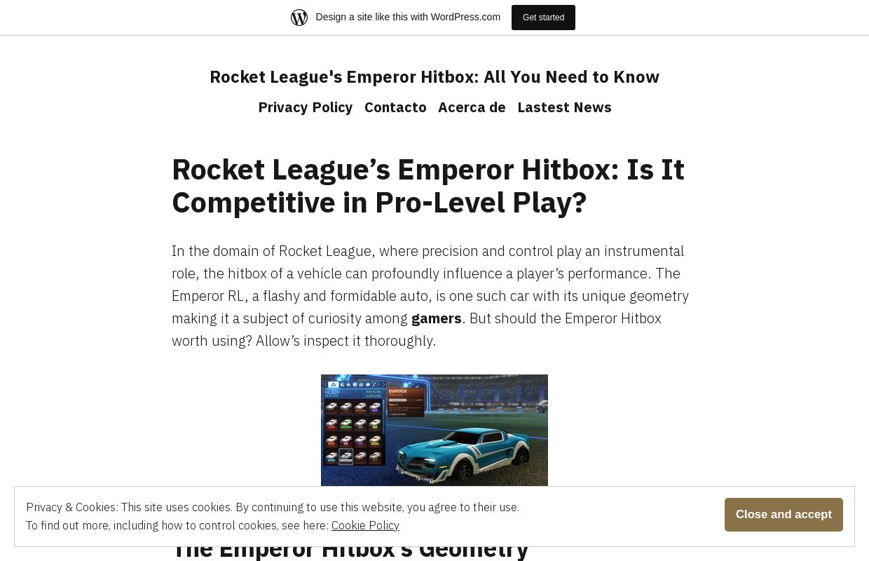 Rocket League's Emperor Hitbox: All You Need to Know