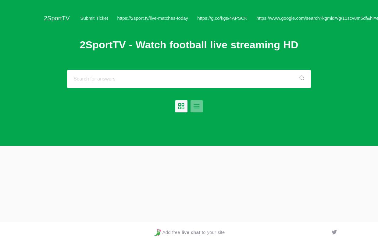 2SportTV Help Center