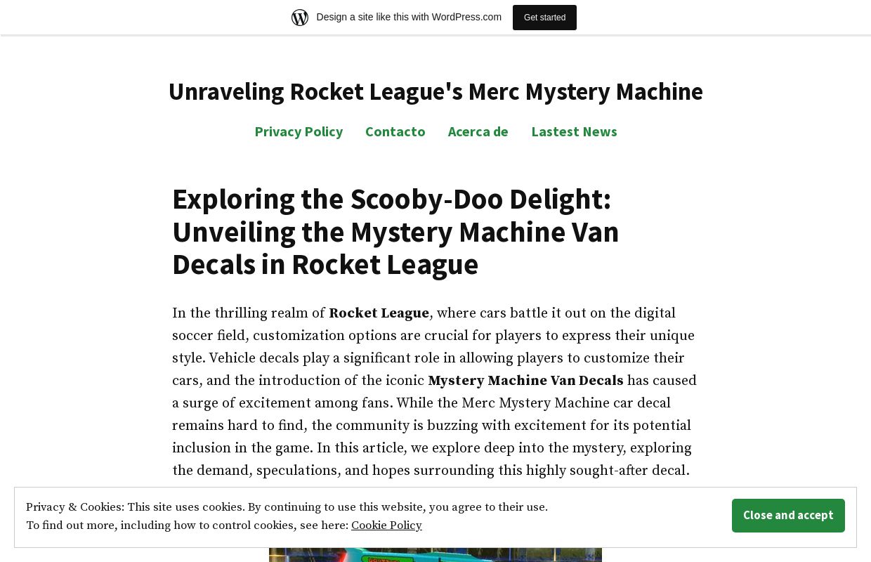 Unraveling Rocket League's Merc Mystery Machine